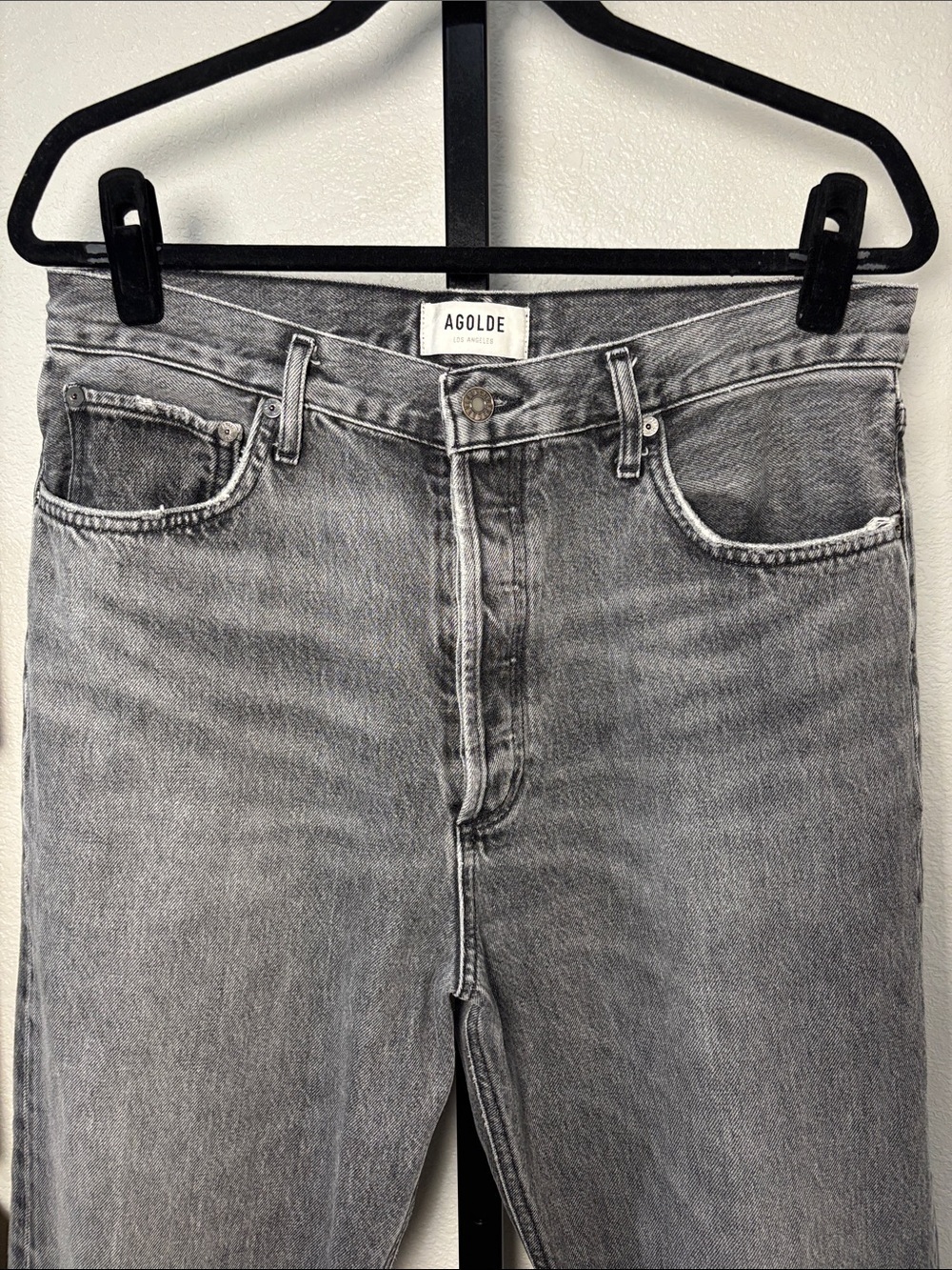 Agolde - Gray Straight Leg Jeans - 31